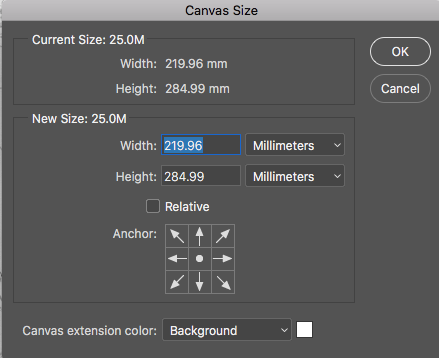 Solved Re Image Canvas sizes won t stick . They keep